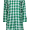 Tuckernuck - Green & White Checkered Tweed Mini Dress Sz M