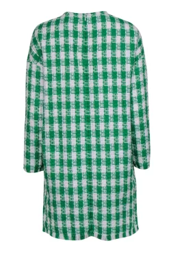 Tuckernuck - Green & White Checkered Tweed Mini Dress Sz M