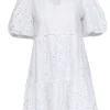 Tuckernuck - White Cotton Eyelet Lace Babydoll Dress Sz S