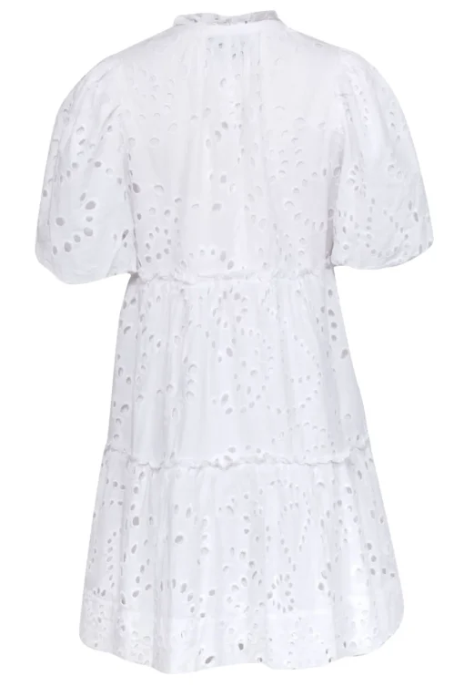 Tuckernuck - White Cotton Eyelet Lace Babydoll Dress Sz S