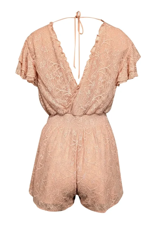 Tularosa - Blush Pink Lace Romper Sz XXS