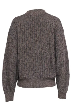 Valentino - Brown Wool Basket Weave Sweater Sz M