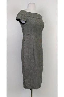 Valentino - Houndstooth Cap Sleeve Dress Sz 4