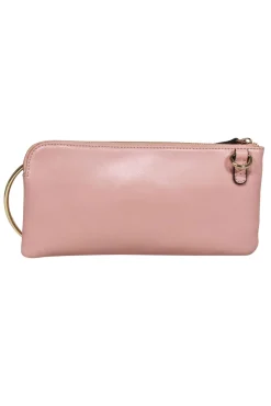 Valentino by Mario Valentino - Blush Pink Leather Slim Crossbody Bag