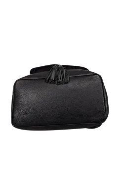 Valentino by Mario Valentino - Black Pebbled Leather Tote Bag