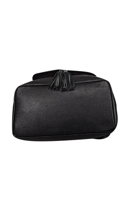 Valentino by Mario Valentino - Black Pebbled Leather Tote Bag