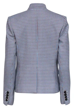 Veronica Beard - Blue, White, & Tan Houndstooth Blazer Sz 6