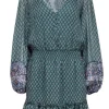 Veronica Beard - Green Long Sleeve Mini-Dress Sz 8