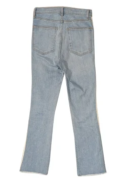 Veronica Beard - Light Wash Kick Flare Jeans w/ Side Stripes Sz 0