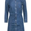Veronica Beard - Medium Wash Chambray Shirt Dress Sz 00