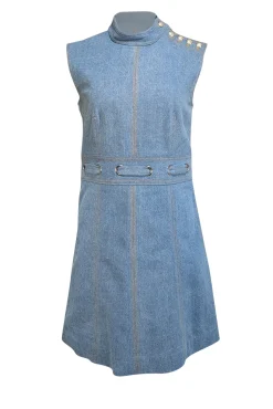 Veronica Beard - Medium Wash Blue Denim Makeba Dress Sz 4