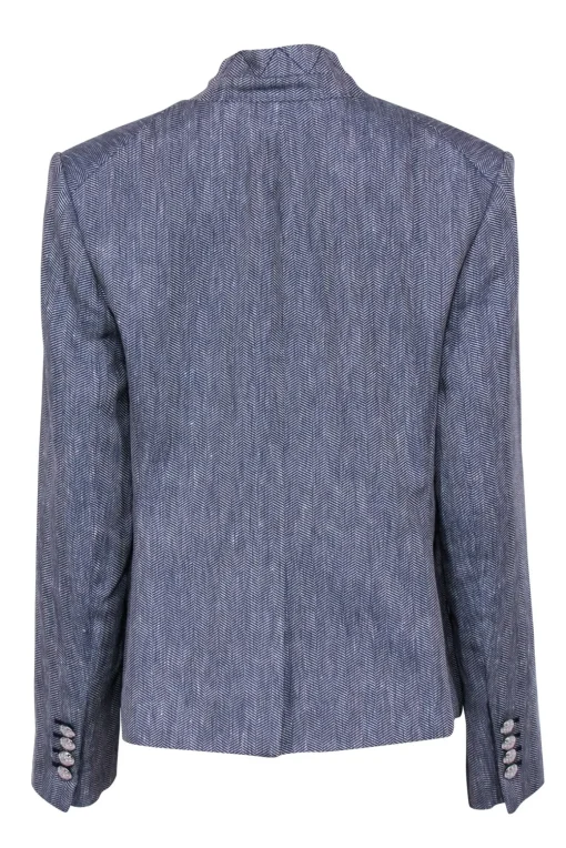 Veronica Beard - Navy & Cream Blend Single Button Blazer Sz 14