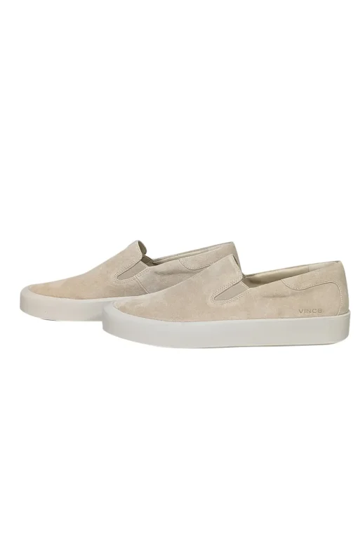 Vince - Beige Suede Slip On Sneakers Sz 9