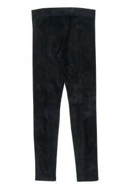 Vince - Black Suede Leather Skinny Leggings Sz M