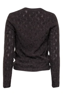 Vince - Brown Alpaca & Cashmere Blend Cardigan Sz M