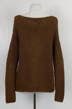 Vince - Brown Open Knit Sweater Sz L