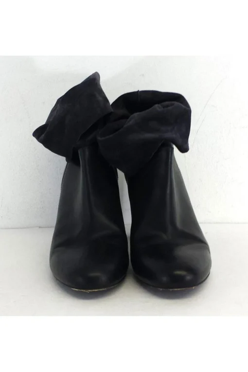Vince - Dark Navy Leather Booties Sz 11