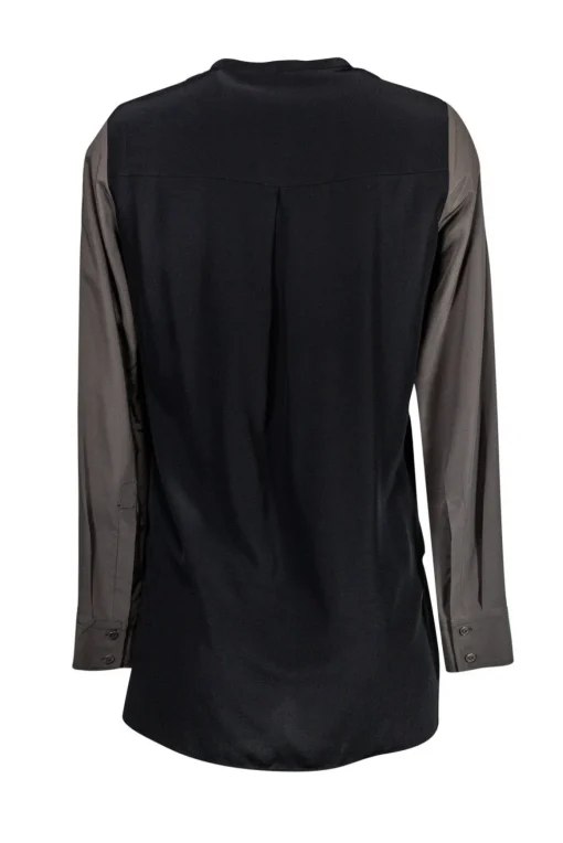 Vince - Grey Long Sleeve Blouse Sz 4