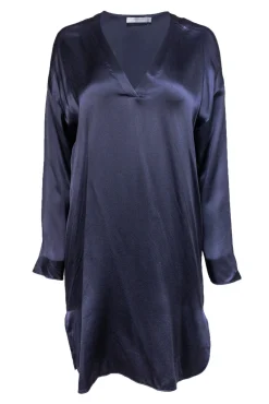 Vince - Grey Silk Long Sleeve Dress Sz M