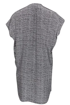 Vince - Grey Speckled Silk Cap Sleeve Dress Sz XS