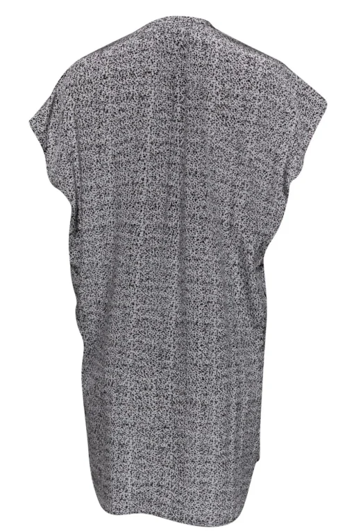 Vince - Grey Speckled Silk Cap Sleeve Dress Sz XS