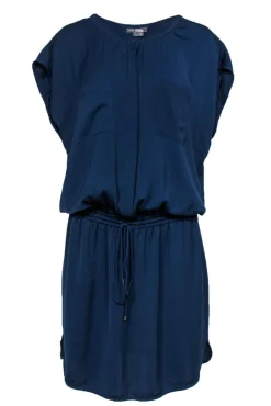 Vince - Navy Drop Waist Dress Sz L