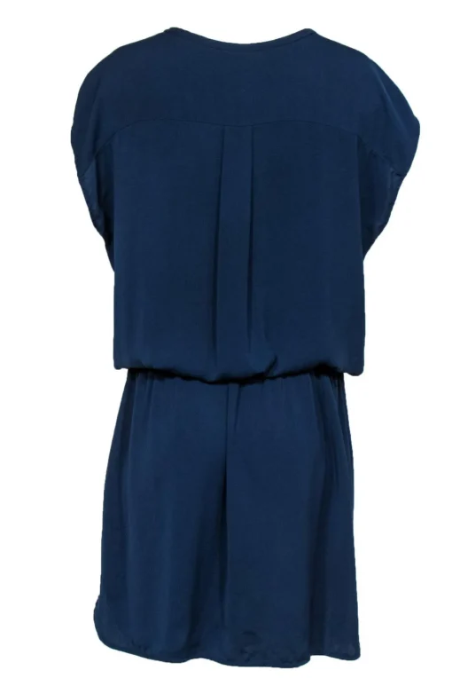 Vince - Navy Drop Waist Dress Sz L