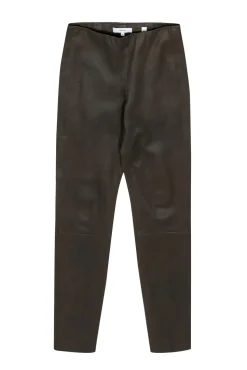 Vince - Olive Green Leather Pants Sz XS