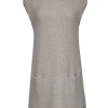 Vince - Tan Sleeveless Knit Dress w/ Pockets Sz M