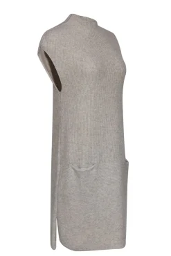 Vince - Tan Sleeveless Knit Dress w/ Pockets Sz M