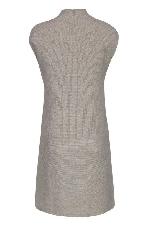 Vince - Tan Sleeveless Knit Dress w/ Pockets Sz M