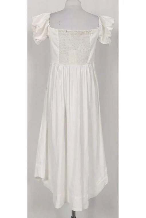 Whit - Off-the-Shoulder Linen Blend Dress Sz 10
