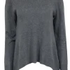 White & Warren - Olive Green Cashmere Sweater Sz M