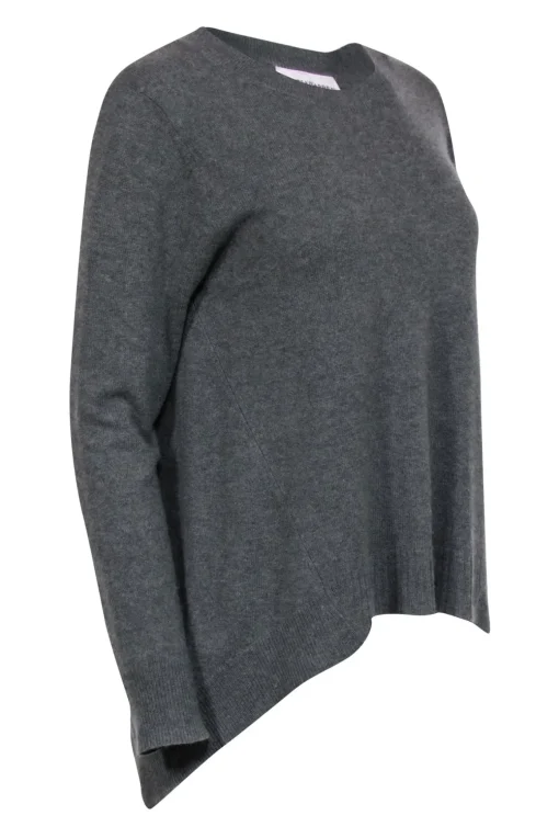 White & Warren - Olive Green Cashmere Sweater Sz M
