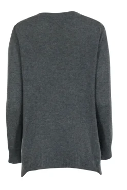 White & Warren - Olive Green Cashmere Sweater Sz M