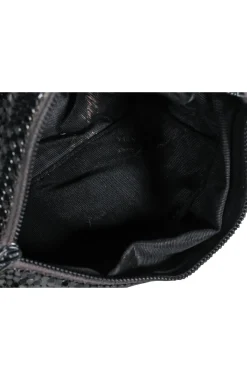 Whiting & Davis - Black Sequin Crossbody