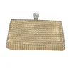 Whiting & Davis - Gold Chain Metal Mini Bag