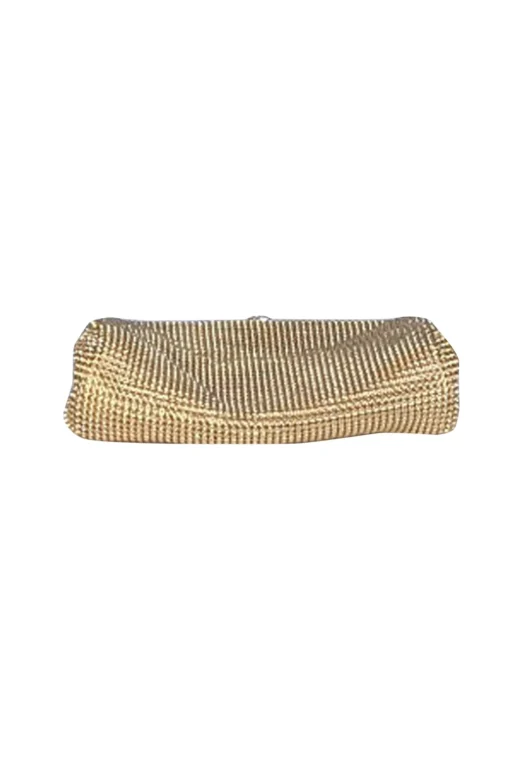 Whiting & Davis - Gold Chain Metal Mini Bag