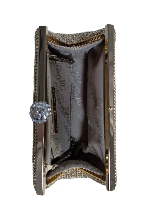 Whiting & Davis - Gold Chain Metal Mini Bag