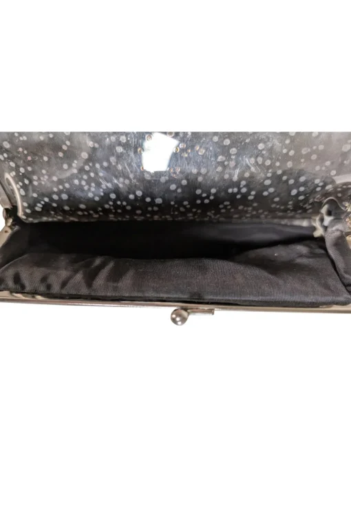 Whiting & Davis - Silver Chain Metal Metallic Mini Clutch Bag