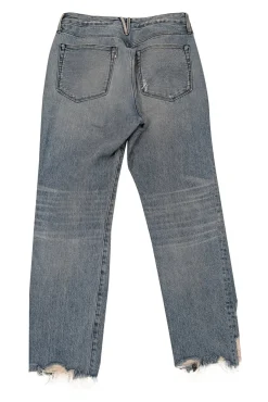 3x1 NYC - Light Wash Distressed Raw Hem Jeans Sz 2
