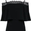 Yigal Azrouel - Black Off-the-Shoulder Blouse w/ Lace Sz 4