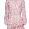 Yumi Kim – Pink, Purple & Orange Floral Print Dress Sz XS