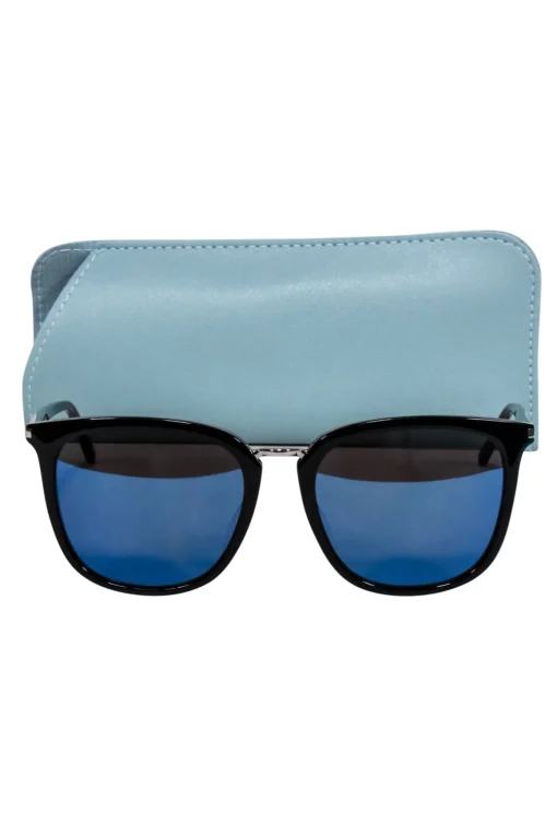 Yves Saint Laurent - Black Thin Frame Sunglasses