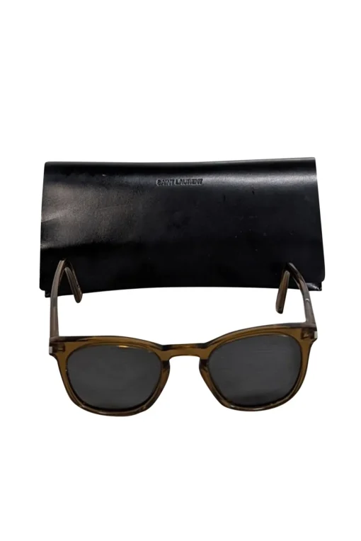 Yves Saint Laurent - Brown Translucent Sunglasses