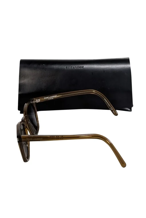 Yves Saint Laurent - Brown Translucent Sunglasses