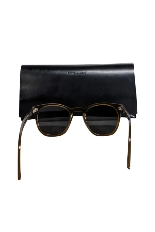 Yves Saint Laurent - Brown Translucent Sunglasses