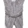 Yves Salomon - Grey Mix Rabbit Fur Vest Sz 0