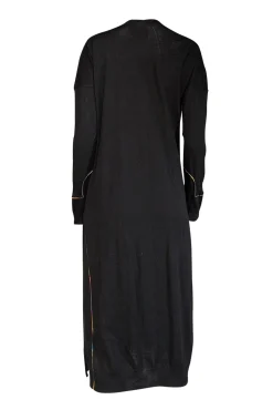 Zadig & Voltaire - Black Knit Slit Sides Open Front Cardigan Sz XS/S