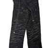 Zadig & Voltaire - Black Zebra Print Silk Straight Leg Pants Sz 10
